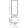 Душевой уголок WASSERKRAFT SALM 27I17 100х80 см